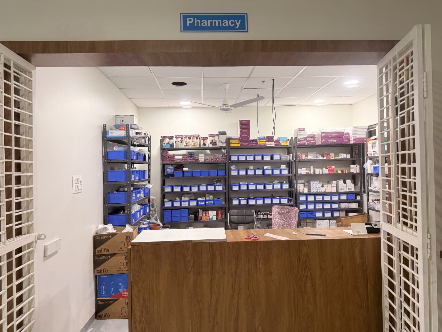 24-hour in-house pharmacy at Gaikwad Hospital Ahmednagar for immediate access to medicines